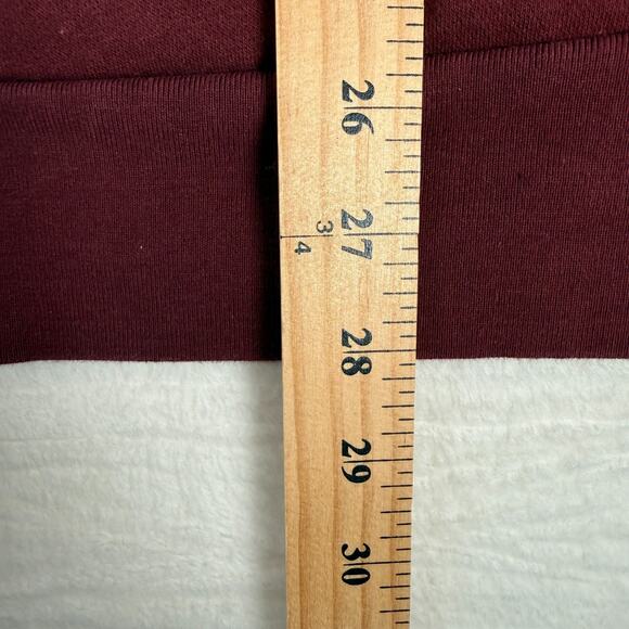 Vtg American Eagle Hoodie Mens XL Burgundy Red Zipped Jacket Y2K - Picture 7 of 8